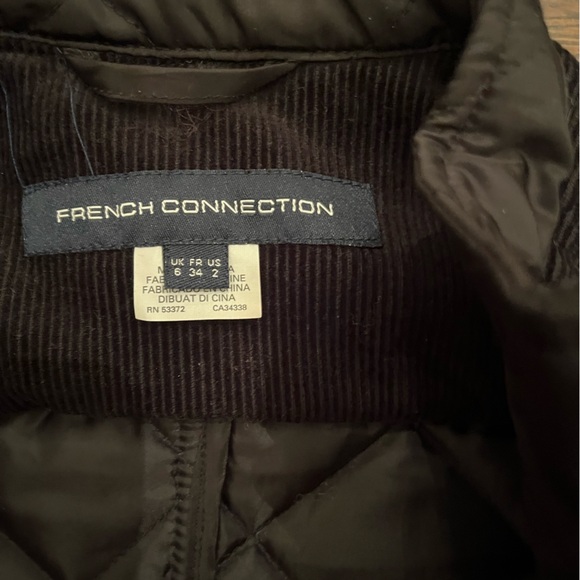 Like New French Connection quilted jacket. Size 2. - Picture 4 of 4